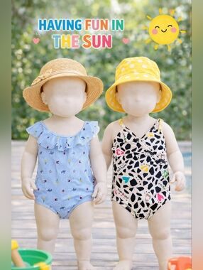 Bundle Of Designer Swimsuit Fir Baby Girl 12-18m